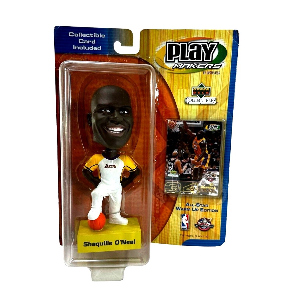 Upper Deck Playmakers Shaquille O'Neal Bobblehead Collectible Card Lakers‎
